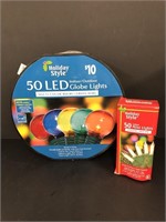 50 LED Globe Lights multi colour New