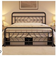 Topeakmart Queen Bed Frames Metal Platform Bed