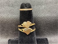 10K GOLD RINGS - 2.68 GRAMS