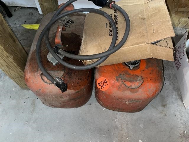 (2) Boat Gas Tanks