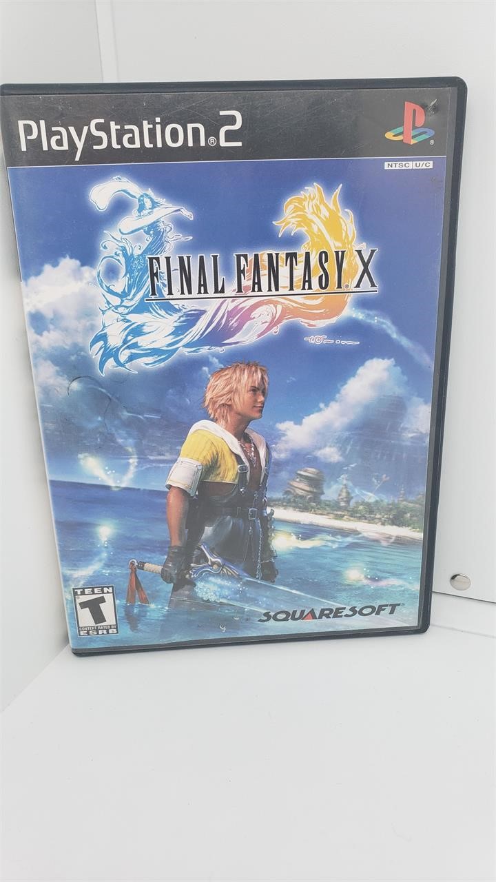 Final Fantasy X PS2 PlayStation 2 Black Label CIB