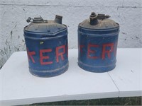 5 gallon kerosene cans 1 is half full
