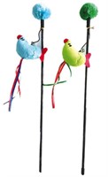 SET OF TWO CROCI PLAYTIME LINE BIRD WANDS FOR