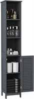 ULN-Homefort Bathroom Tall Cabinet with Louvre Doo