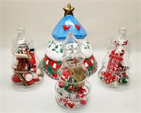 Christmas - Small Vintage Ornaments & Cookie Jar