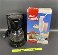Coffee Pot and Hand Blender