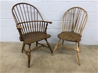 (2) Various Windsor Chairs