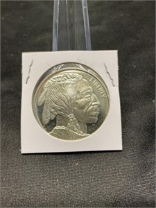 Toned "Indian Head" 1oz .999 Silver Round