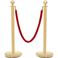 Crowd Control Stanchion, Stanchions Set with 4.8 F