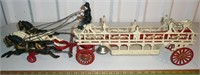 Cast Iron Horse Drawn Hook N Ladder