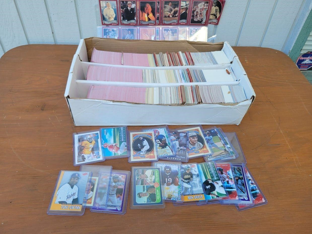 Box of Assorted Sports Cards