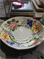 Hand painted Mariam’s garden large bowl