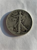 1933 Silver Half Dollar Walking Liberty