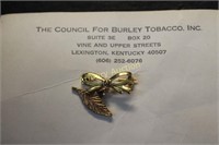 GOLDTONE PINS - BURLEY TOBACCO CARD