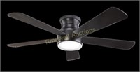 Noma Miles 52 Ceiling fan black and brushed nickle