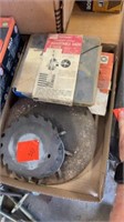 BOX OF ASSORTED SAW BLADES, 7" DATO BLADE