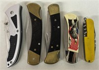 LOT OF (5) POCKETKNIVES