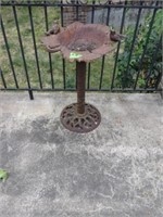 Metal Bird Bath