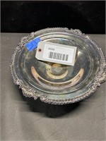 SILVERPLATE FOOTED FRUIT BOWL