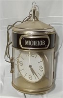 (QR) Vintage Michelob advertising Hanging Clock.