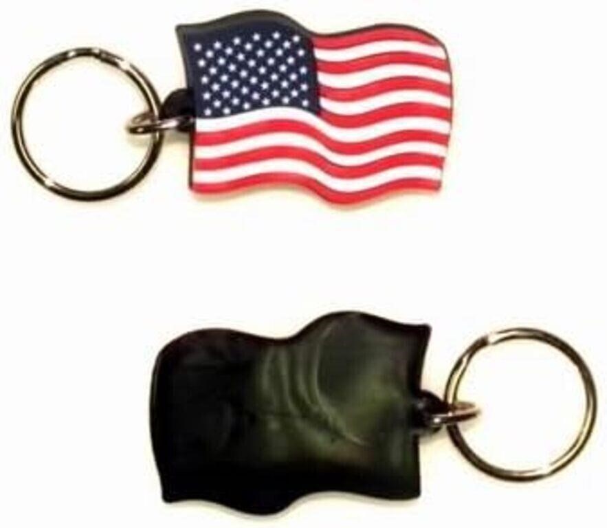 Qty of 30 American Flag USA Patriotic Flag Rubbers