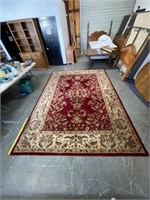 100% Wool Rug Made in India 9 1/2 x 13