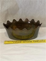 Vintage Heavy Solid Brass Planter