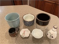 Crocks/Vases/Pottery Set