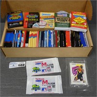 Assorted Unopened Packs of Sports Cards