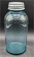 (LJ) Vintage half gallon Ball Mason jar #13 (
