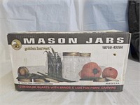 NIB Mason Jars with Lids