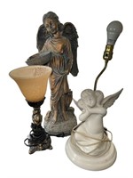 Angel Inspired Lamps and Sculpture
