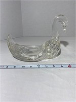 Glass Swan Home Decor