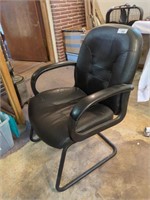 Office chair- black- approx 36" x 25"