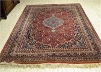 Fine Thick Wool Hand Knotted Rug.