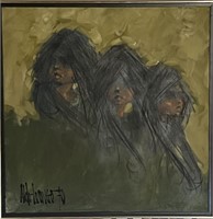 Aldo Luongo signed original oil on canvas