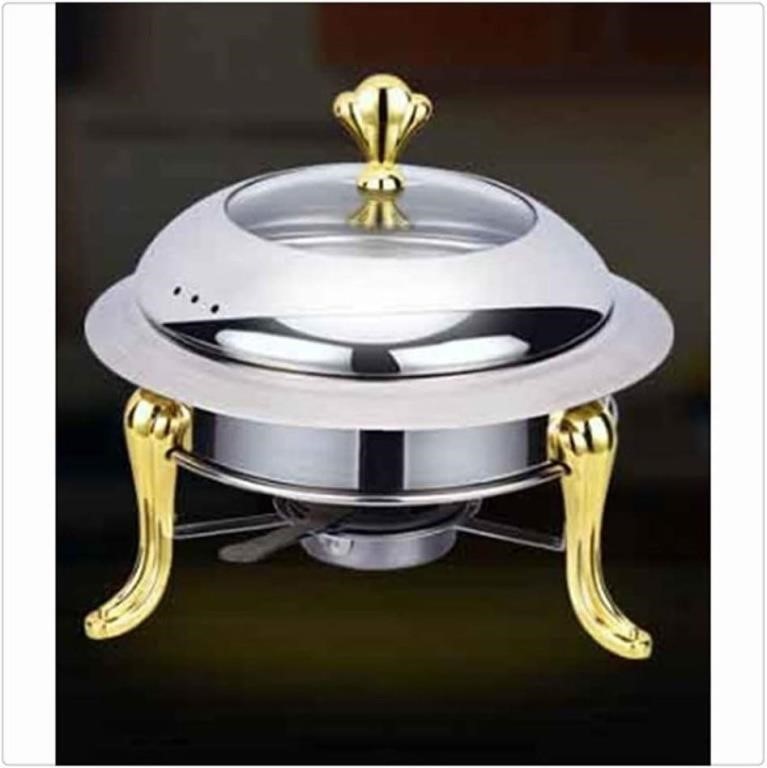Golden Stainless Steel Alcohol Stove Household
