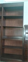 5 shelf Book case 78x13x30in