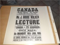 8” x 12” Canada poster