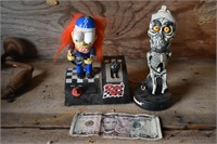Achmed bobble head & Road Rage Toy
