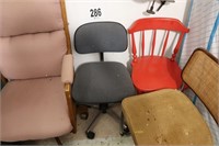 (4) Miscellaneous Chairs(Shed)