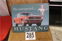 Metal Mustang Sign(Shed)
