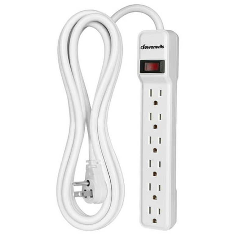10ft cord  DEWENWILS 6-Outlet Surge Protector Powe
