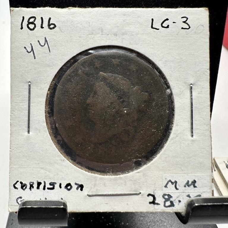 1816 LARGE CENT