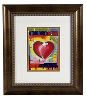 Peter Max- Heart Fine Art Lithograph