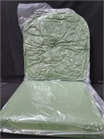 Outdoor/indoor chair cushion set 
Dark Green
