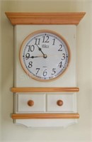 Circa Wood Wall Plaque Clock