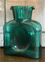 Blenko Green Glass Water Bottle