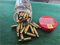 100 - 7mm-08 Brass Cases