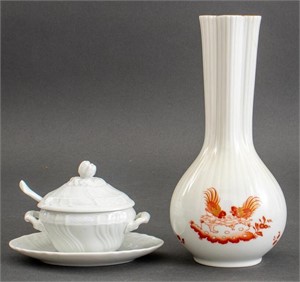 Richard Ginori Italian Porcelain Vessel, 2